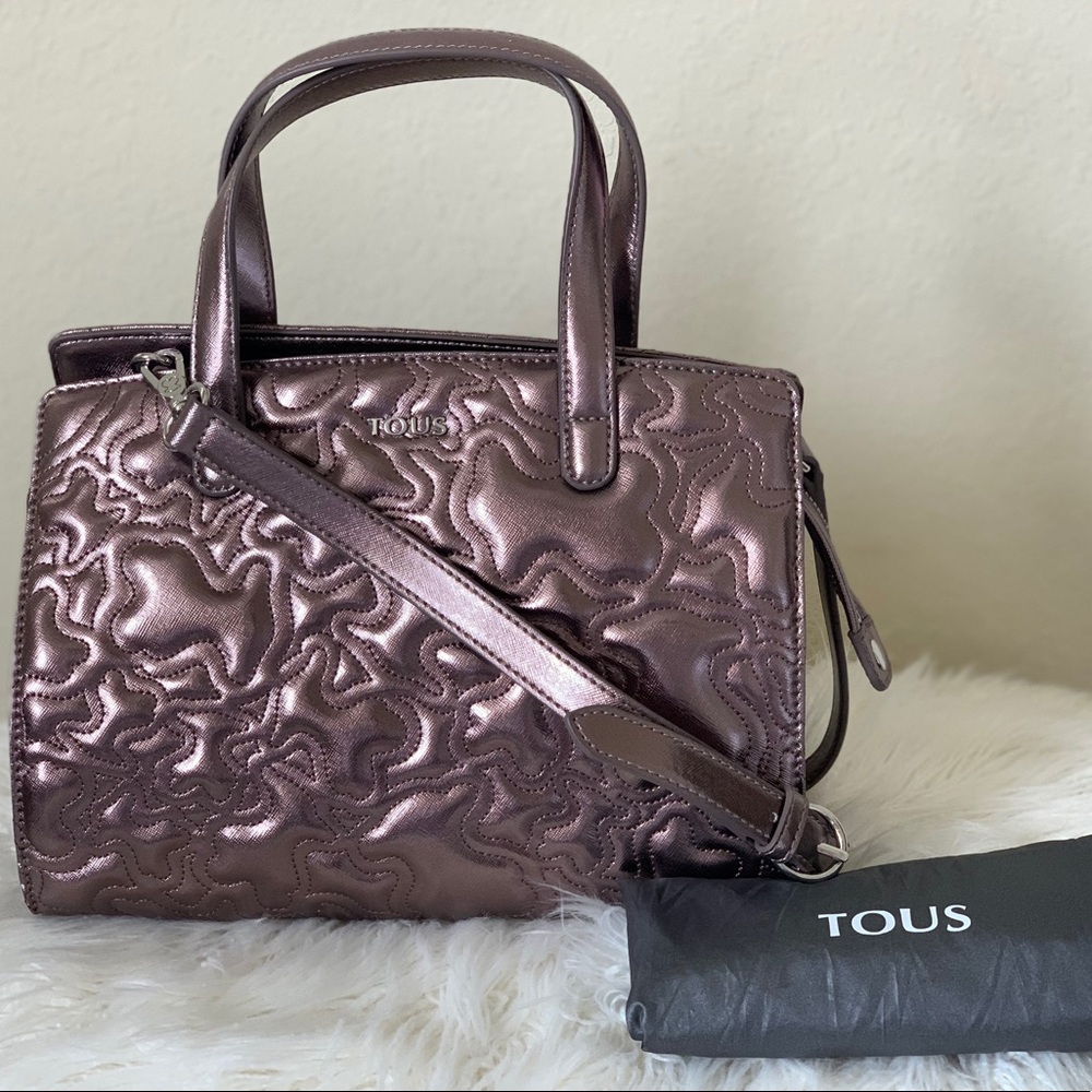 Tous Capitone Bowling Bag Silver-Rose